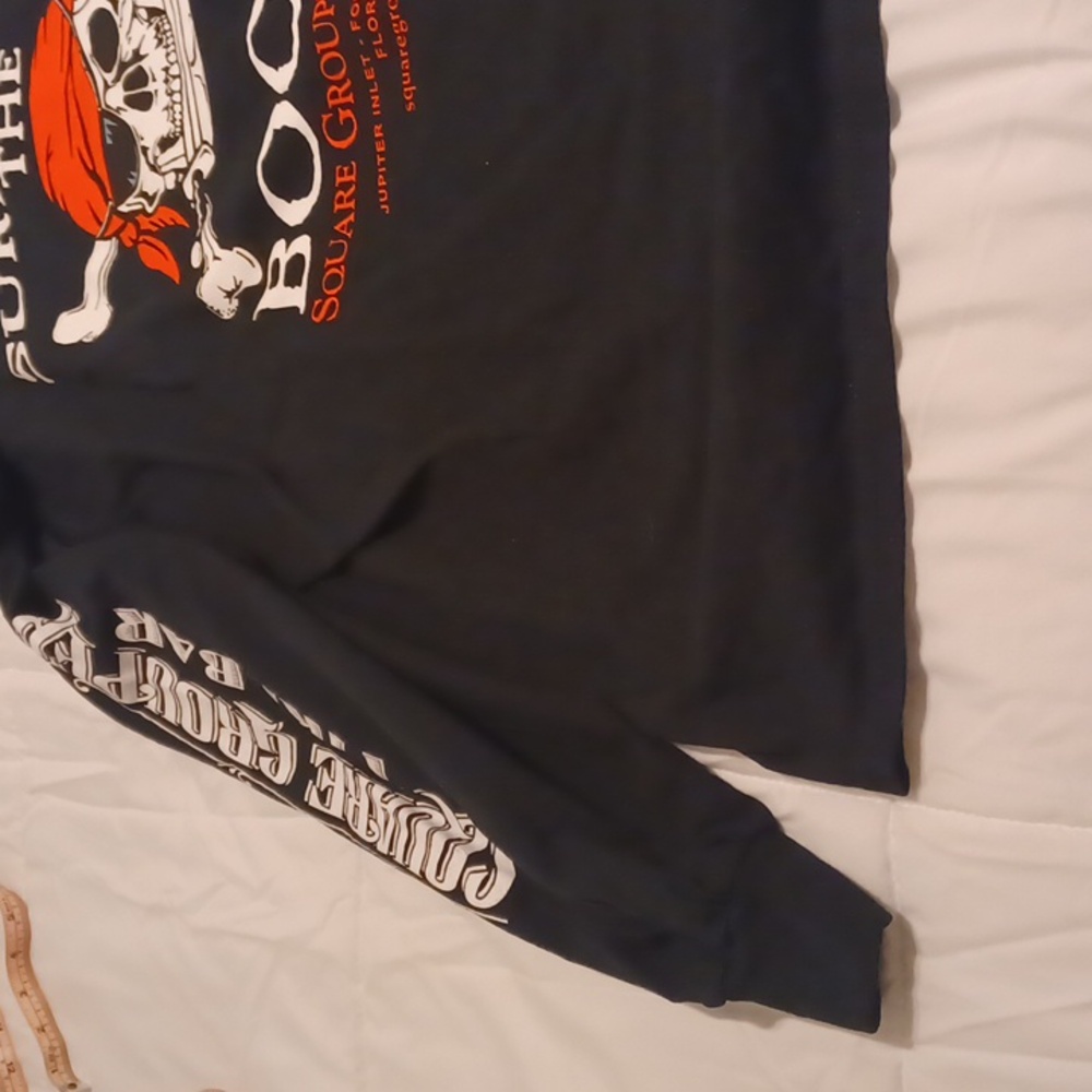 Gildan "SQUARE GROUPER Tiki Bar" LS Tee Shirt Rugged Coastal Style Graphic Goth
